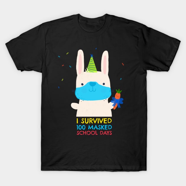 I survived 100 masked school days T-Shirt by G-DesignerXxX